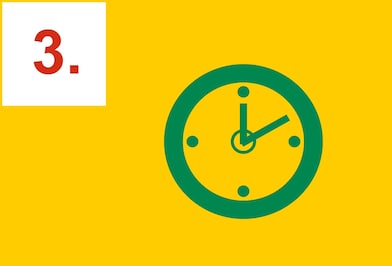 ساعة بتوقيت الثانية عشرة وعشر دقائق