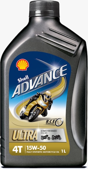 لقطة لعبوة زيت شل Advance Ultra