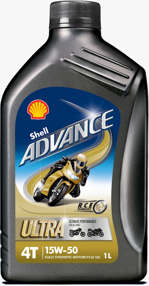 لقطة لعبوة زيت شل Advance Ultra