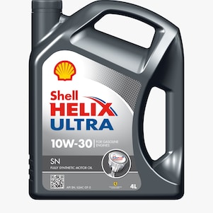 لقطة لعبوة زيت شل Helix Ultra SN 10W-30