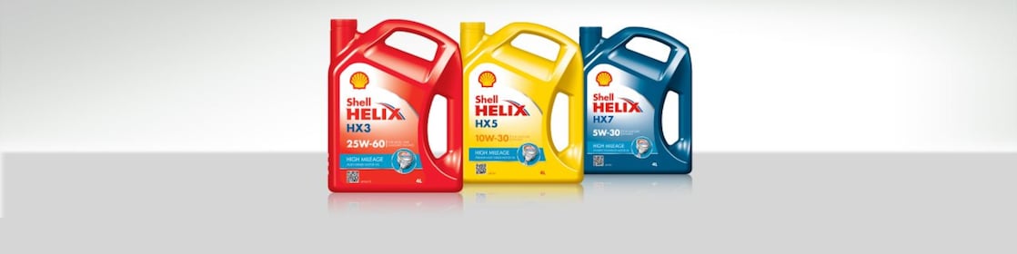 مجموعة زيوت شل Helix للمحركات القديمة