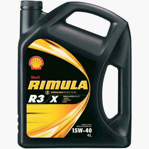 لقطة لعبوة زيت Rimula R3 X