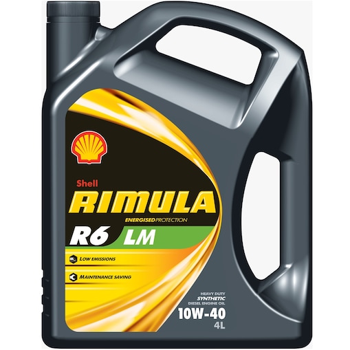 لقطة لعبوة زيت شل Rimula R6 LM
