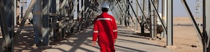 Egyptian Engineer walking away