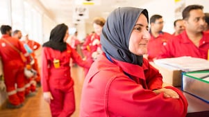 Shell employee smiling