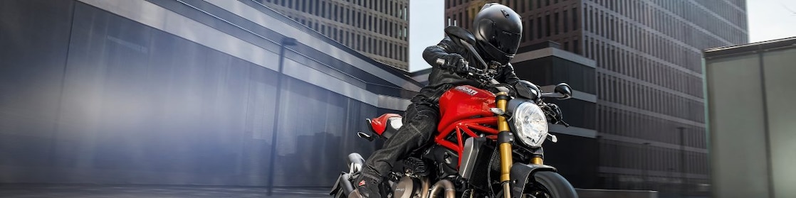 premium biker riding a bike