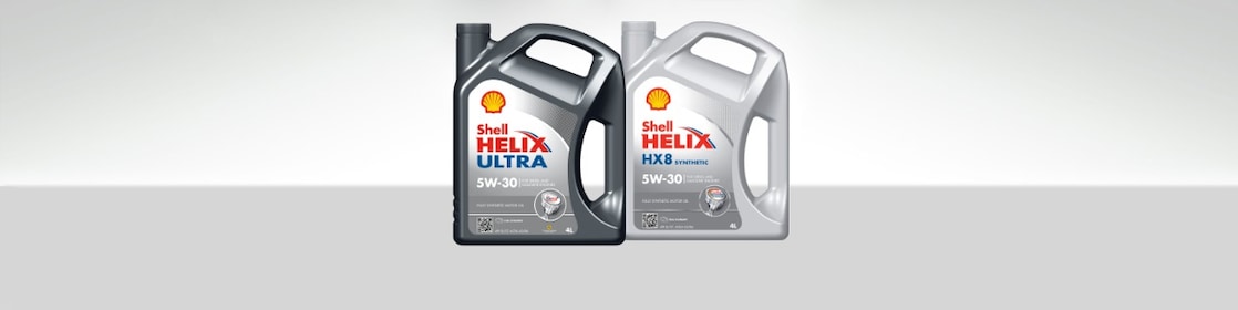 Shell Helix Fully Synthetic Motor Oils range