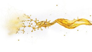 Oil splash breaking into small components